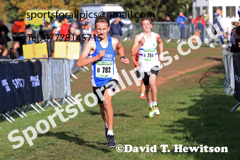 Boys Under-15s 2025 National Cross Country Relays, Berry Hill Park, Mansfield. Photo: David T. Hewitson/Sports for All Pics